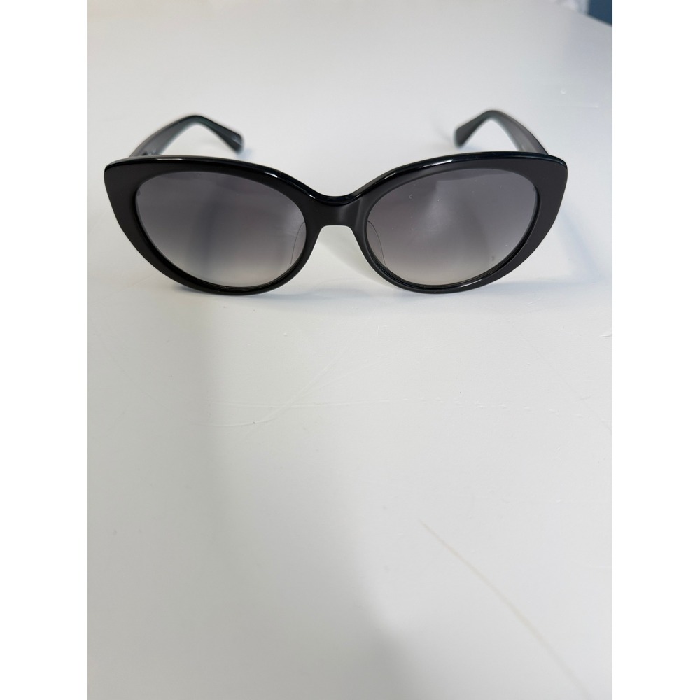 Kate Spade Everett/F/S Black Cat Eye Sunglasses Gray Gradient 56-18-140 Case